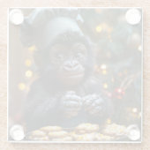 Gorilla Keksbäcker Untersetzer ガラスコースター (裏面)
