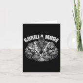 Gorilla Mode Gym Ape Fitness Coach Swole Monkey カード (正面)