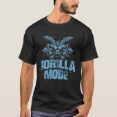 Gorilla Mode Muscles Beast Gym Workout MMA Fighter Tシャツ (正面)
