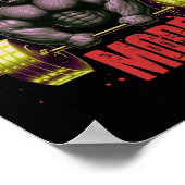 Gorilla Mode Weightlifting Gym Bodybuilding Workou ポスター (角)