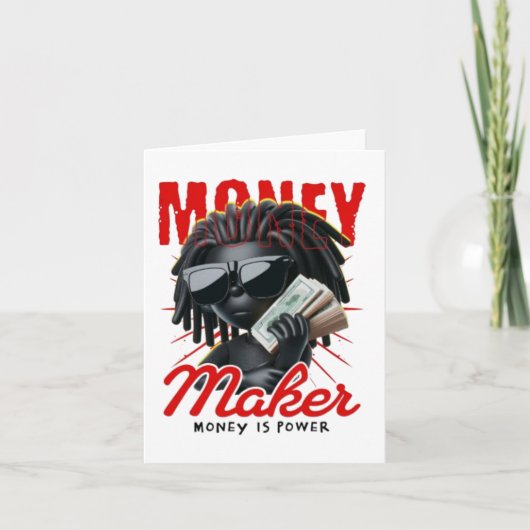 Gorilla Money Maker Greeting Card - Bold Success  カード (正面)