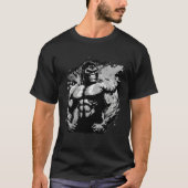Gorilla Muscles Beast Bodybuilding Gym Workout Mot Tシャツ (正面)