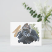 Gorilla Primateはがき ポストカード (スタンド正面)