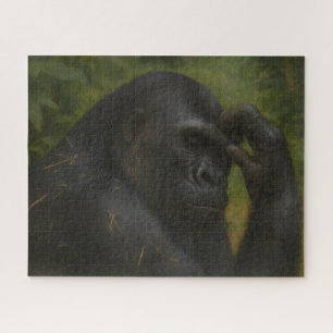 Gorilla Reflection – 思いやりのある野生生物ポートレート ジグソーパズル