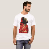Gorilla Rock And Roll Hoodie Tシャツ (正面フル)