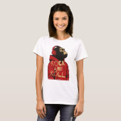 Gorilla Rock And Roll Hoodie Tシャツ (正面フル)