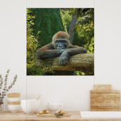 GORILLA  “SAVE OUR SPECIES” ポスター (キッチン)