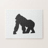Gorilla silhouette ジグソーパズル (横)