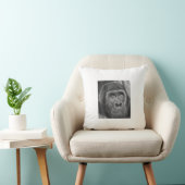 Gorilla sucking fingers Cushion2 指しゃぶりのゴリラクッション クッション (椅子)