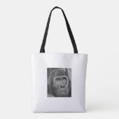 Gorilla sucking fingers Tote bag2  指しゃぶりのゴリラトートバッグ トートバッグ (裏面)