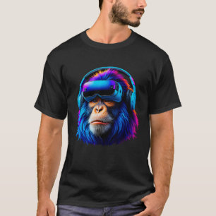 Gorilla VRおもしろいのラベル遊Gorilla Monke Gorilla Tシャツ