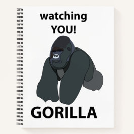 Gorilla Watching You おもしろい Gorilla ノートブック