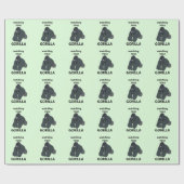 Gorilla Watching You おもしろい Gorilla ラッピングペーパー (フラット)
