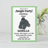 Gorilla Watching You おもしろい Gorilla 招待状 (スタンド正面)