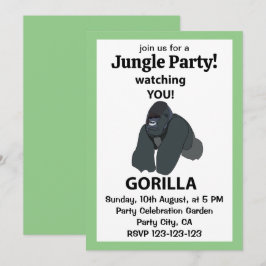 Gorilla Watching You おもしろい Gorilla 招待状