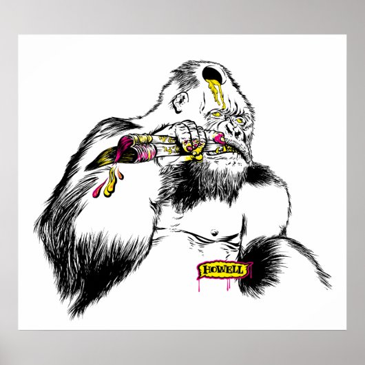 Gorilla x Artist ポスター (正面)