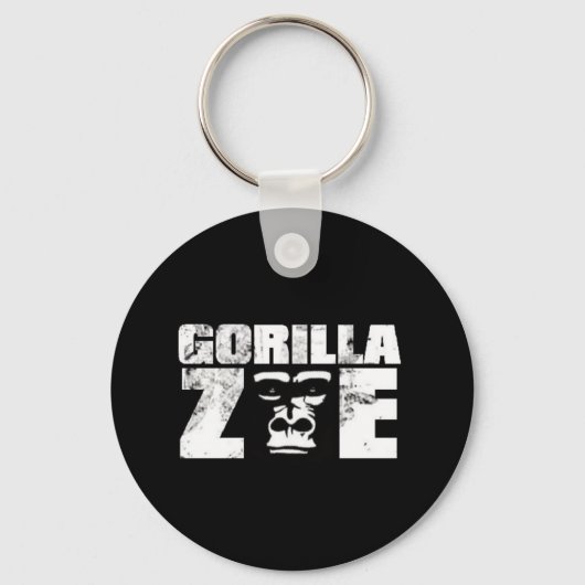 Gorilla Zoe Keychain – ロゴ キーホルダー (正面)