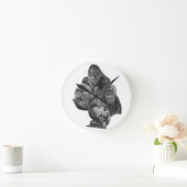 GorillaFamily Clock ゴリラ家族の時計　GorillaLife ラウンド壁時計 (ホーム)