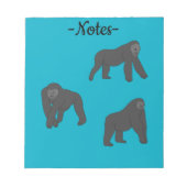 Gorillas ノートパッド (正面)