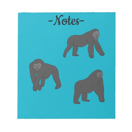 Gorillas ノートパッド (正面)