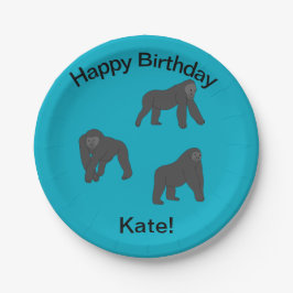 Gorillas ペーパープレート