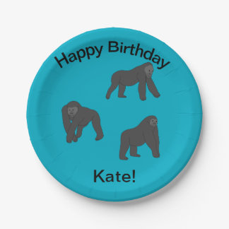 Gorillas ペーパープレート