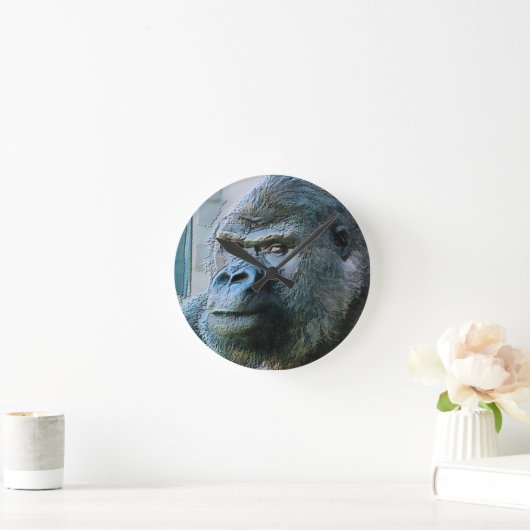 GORILLAS ラウンド壁時計 (ホーム)