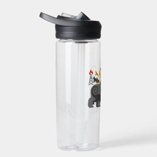 Gorillas at Work ウォーターボトル (右面)