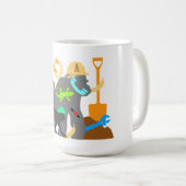 Gorillas at Work コーヒーマグカップ (正面右)