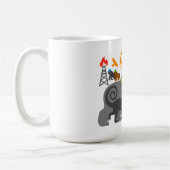 Gorillas at Work コーヒーマグカップ (左)