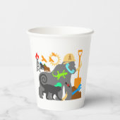 Gorillas at Work 紙コップ (裏面)