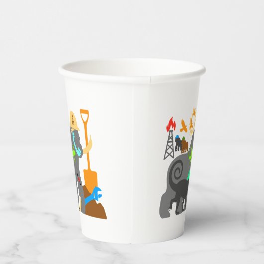 Gorillas at Work 紙コップ (右)