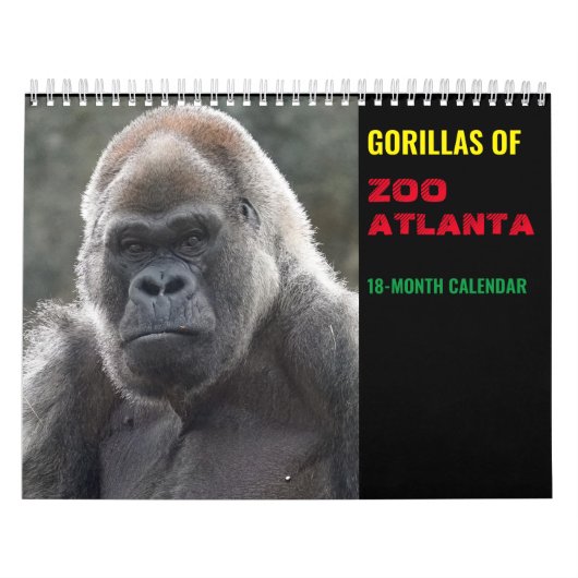 Gorillas of Zoo Atlanta 2022カレンダー（18か月） カレンダー (カバー)