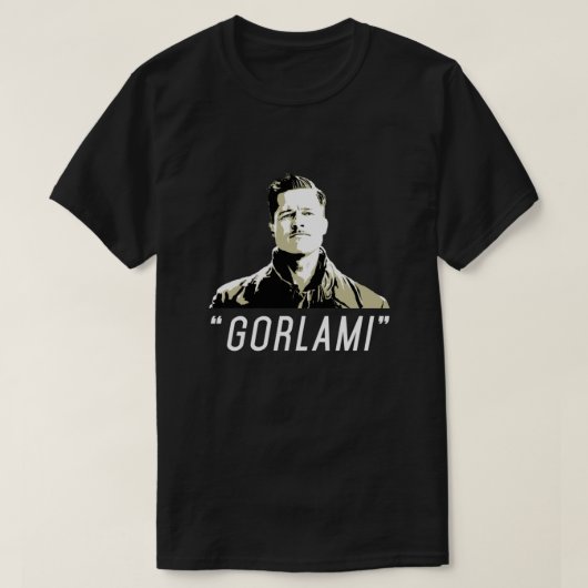 GORLAMI Vネック Tシャツ (デザイン正面)