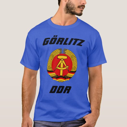 Gorlitz, DDR, Gorlitz，東ドイツ Tシャツ (正面)