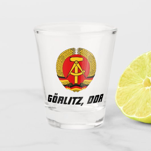 Gorlitz, Deutsche Demokratische Republik DDR ショットグラス (正面)