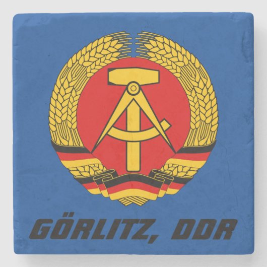Gorlitz, Deutsche Demokratische Republik DDR ストーンコースター (正面)