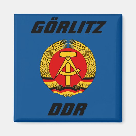 Gorlitz, Deutsche Demokratische Republik DDR マグネット (正面)