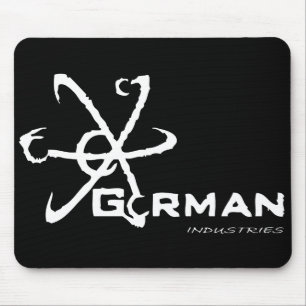 Gormanの企業の黒いマウスパッド マウスパッド