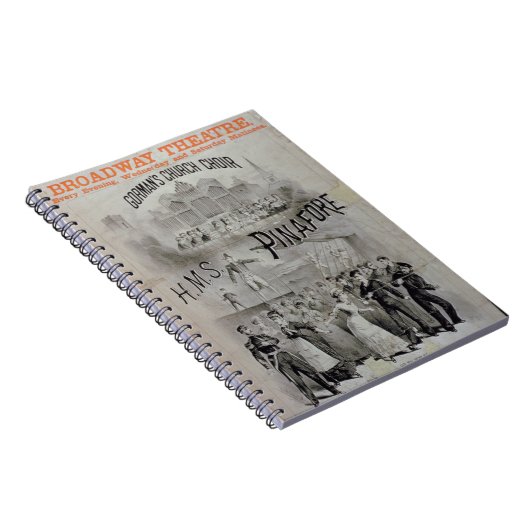 GormanのCによって行われる「HMSエプロン」ののためのポスター ノートブック (右側)