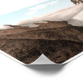 GORNERGRATスイスアルプス360°ポスター ポスター (角)