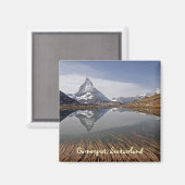 Gornergrat，スイス マグネット (正面/裏面)