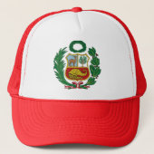 gorra con el escudo clásico de Perú キャップ (正面)