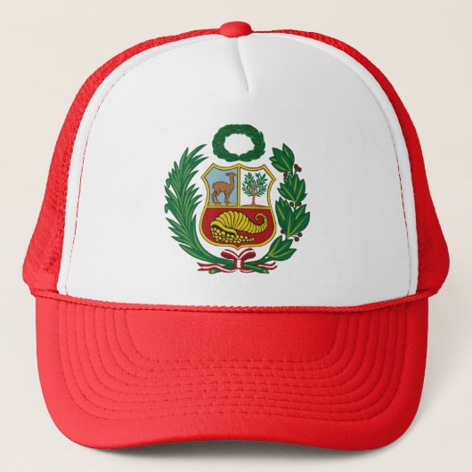 gorra con el escudo clásico de Perú キャップ (正面)