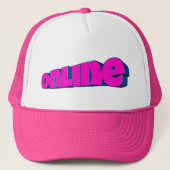 Gorra de Béisbol Online Fucsia キャップ (正面)