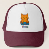 gorra de gato gamer キャップ (正面)
