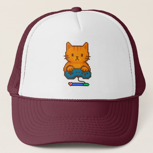 gorra de gato gamer キャップ (正面)