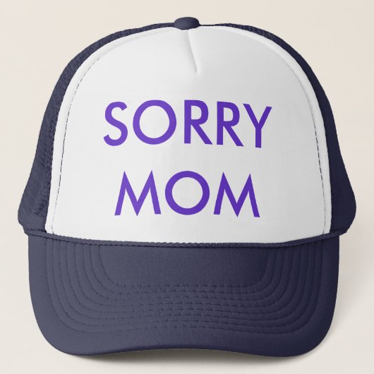 GORRA DE MODA, SORRY MOM キャップ (正面)
