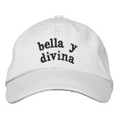 gorra de mujer 刺繍入りキャップ (正面)