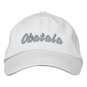 Gorra de obatala 刺繍入りキャップ (正面)